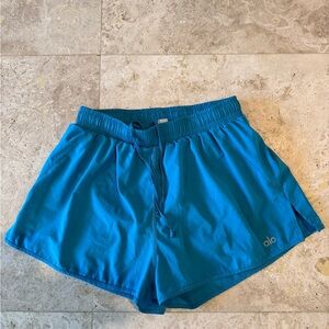 ALO Yoga Women's Teal Athletic Shorts